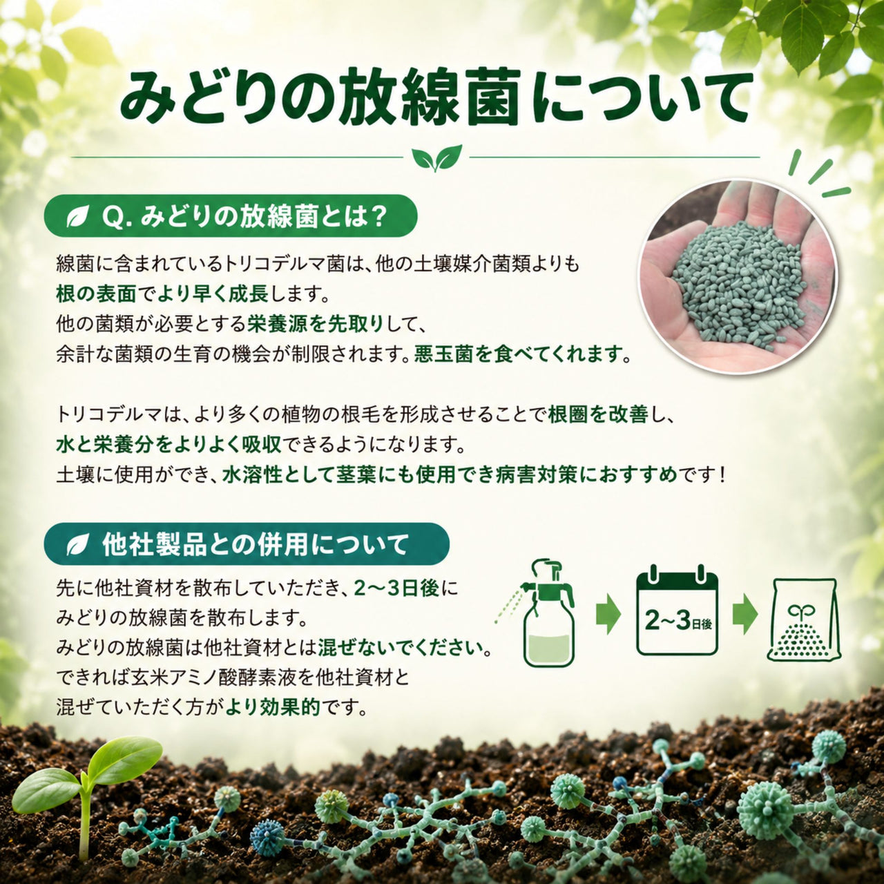 みどりの放線菌 2kg