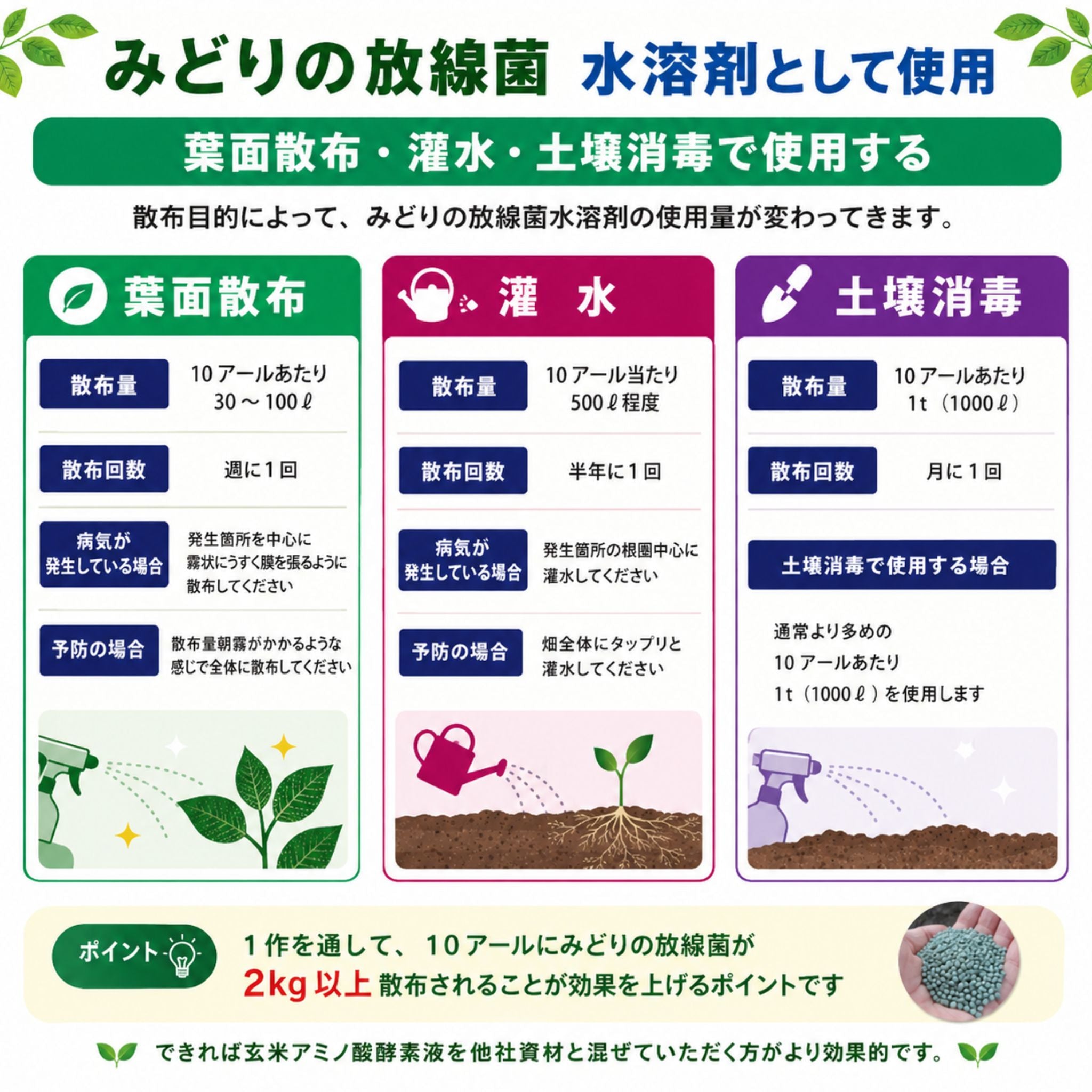 【予約商品】みどりの放線菌 2kg
