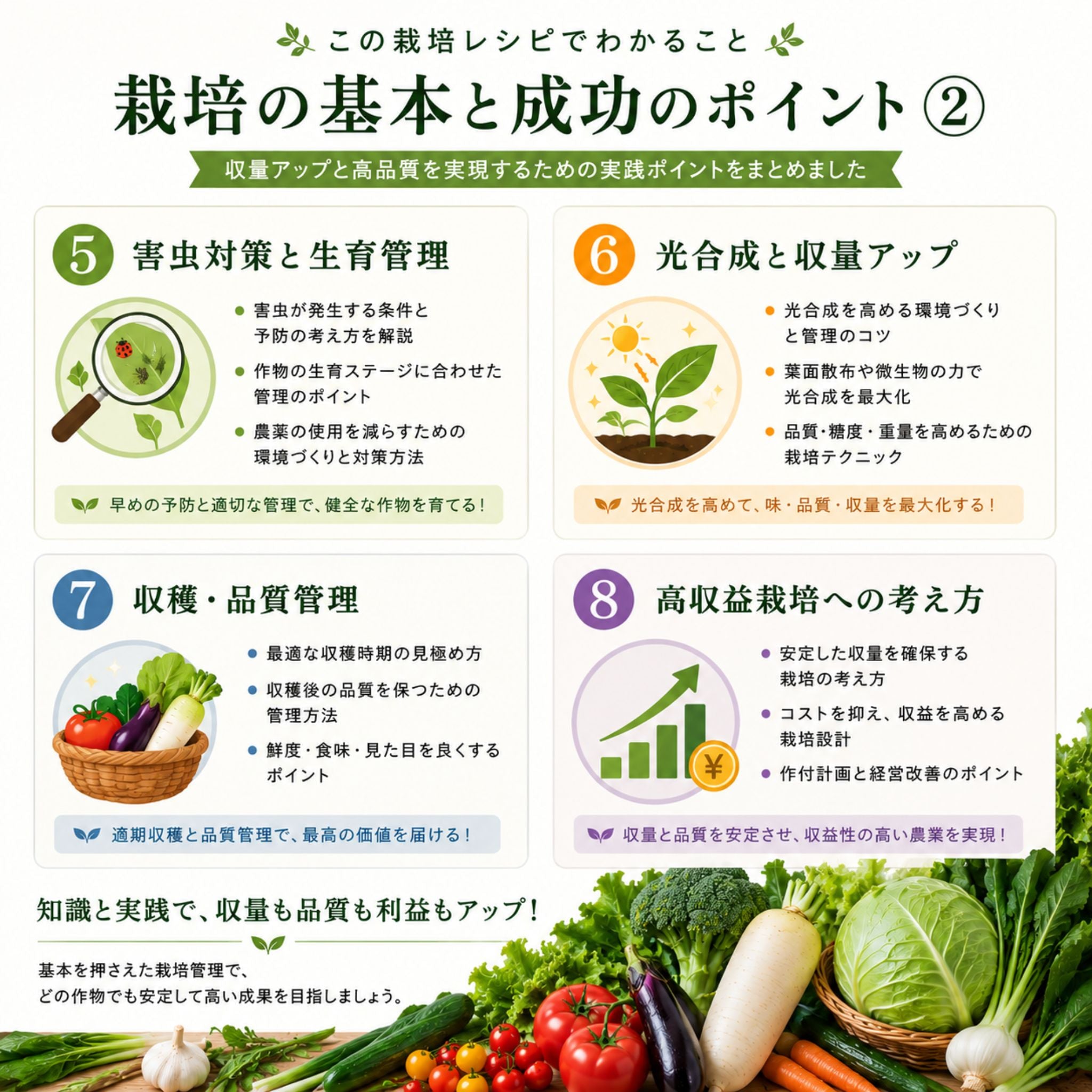 【有料資料】究極の栽培レシピ