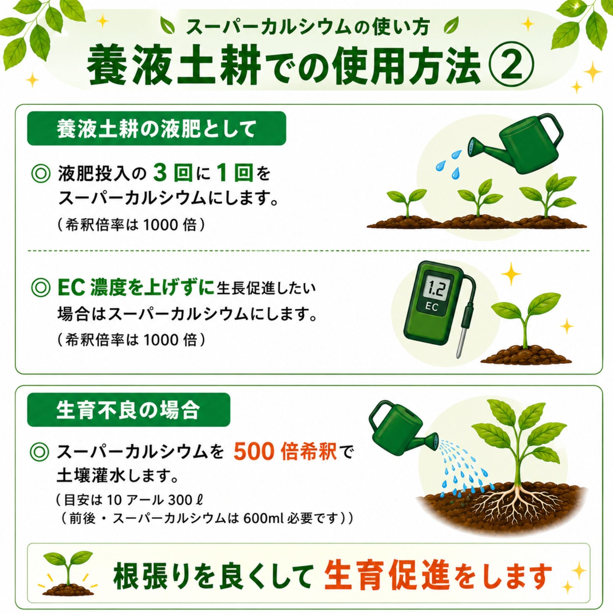 【予約商品】玄米アミノ酸液肥スーパーカルシウム 1Ｌ